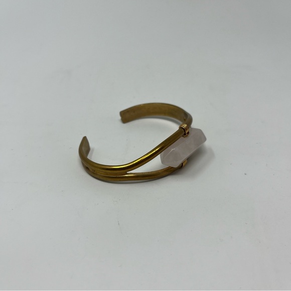 STATEMENT ROSE QUARTZ BRACELET - Picture 6 of 11